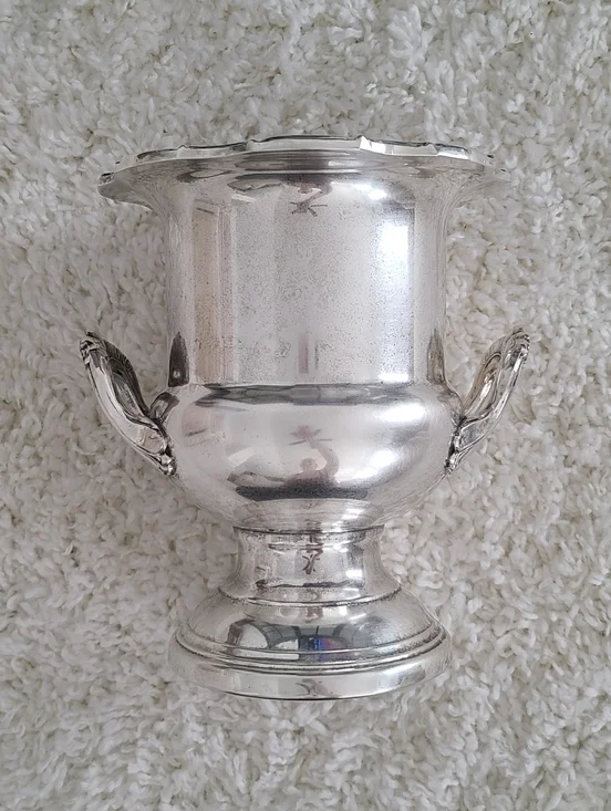 Vintage Silver Plate Trophy Champagne Bucket - Picture 4 of 8